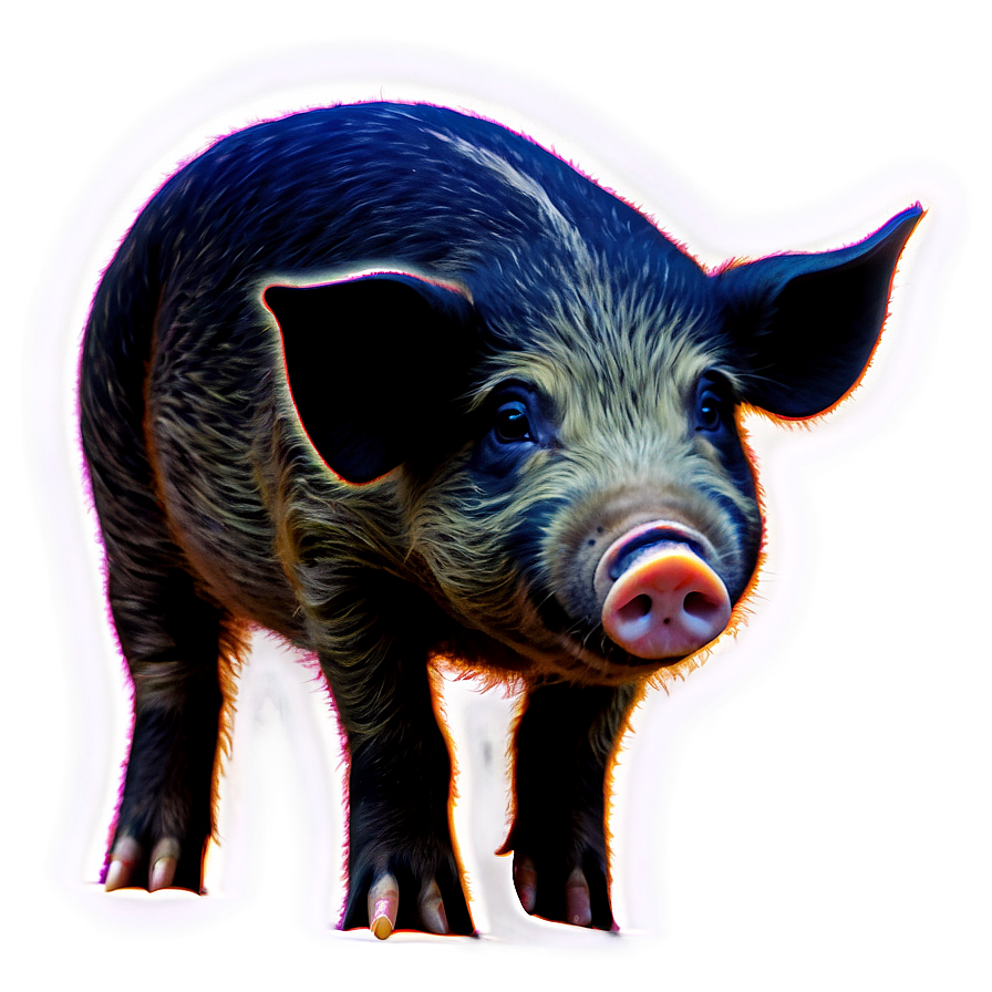 Pig Silhouette Png 05212024