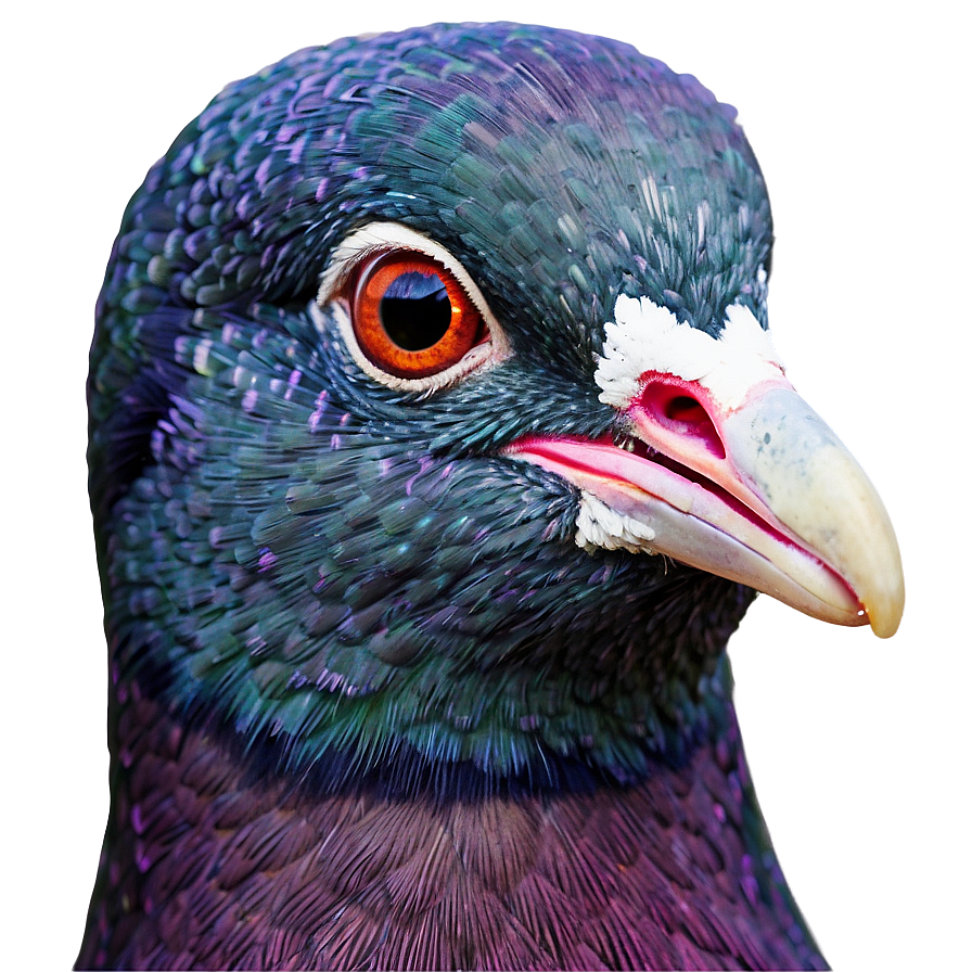 Pigeon Head Close-up Png 05242024