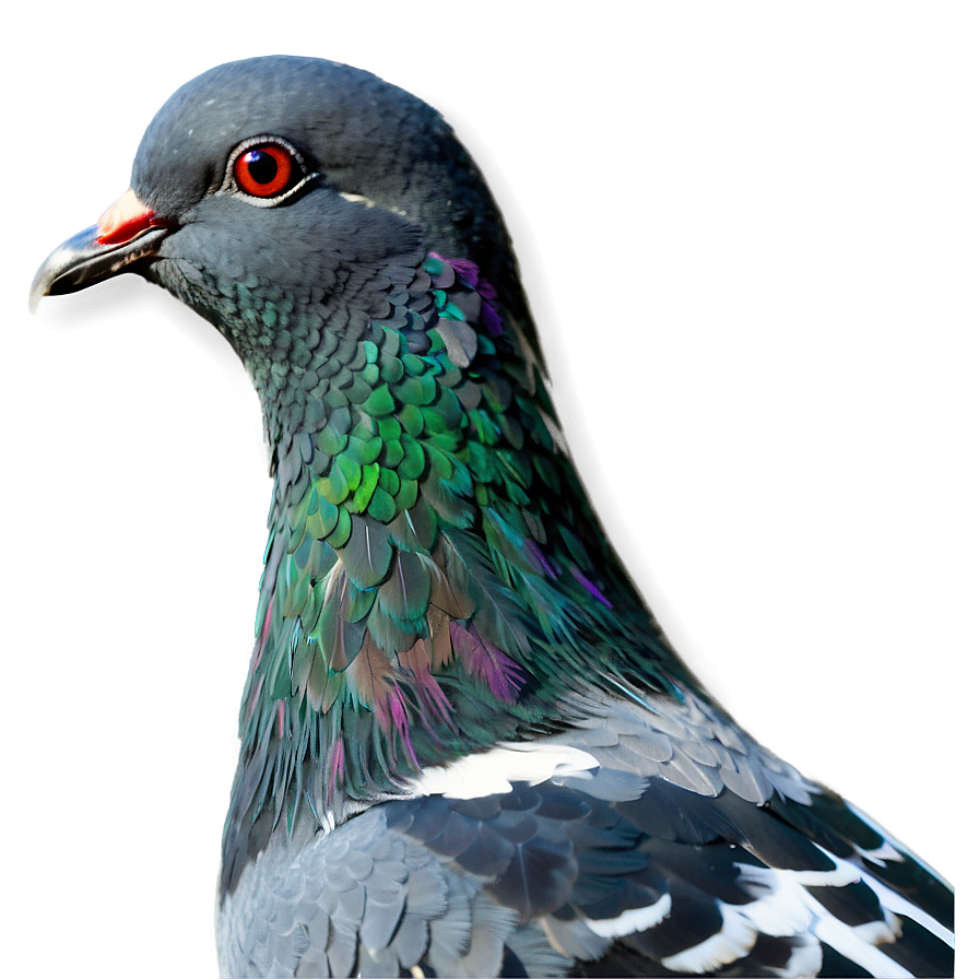 Pigeon Head Close-up Png 16