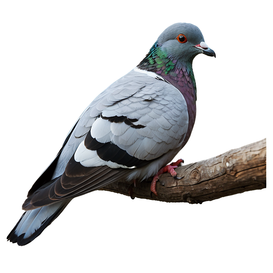 Pigeon On Branch Png Eum