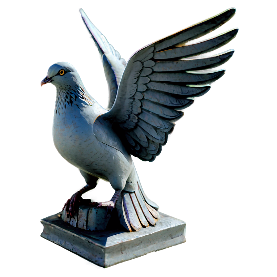 Pigeon Statue Png 05242024