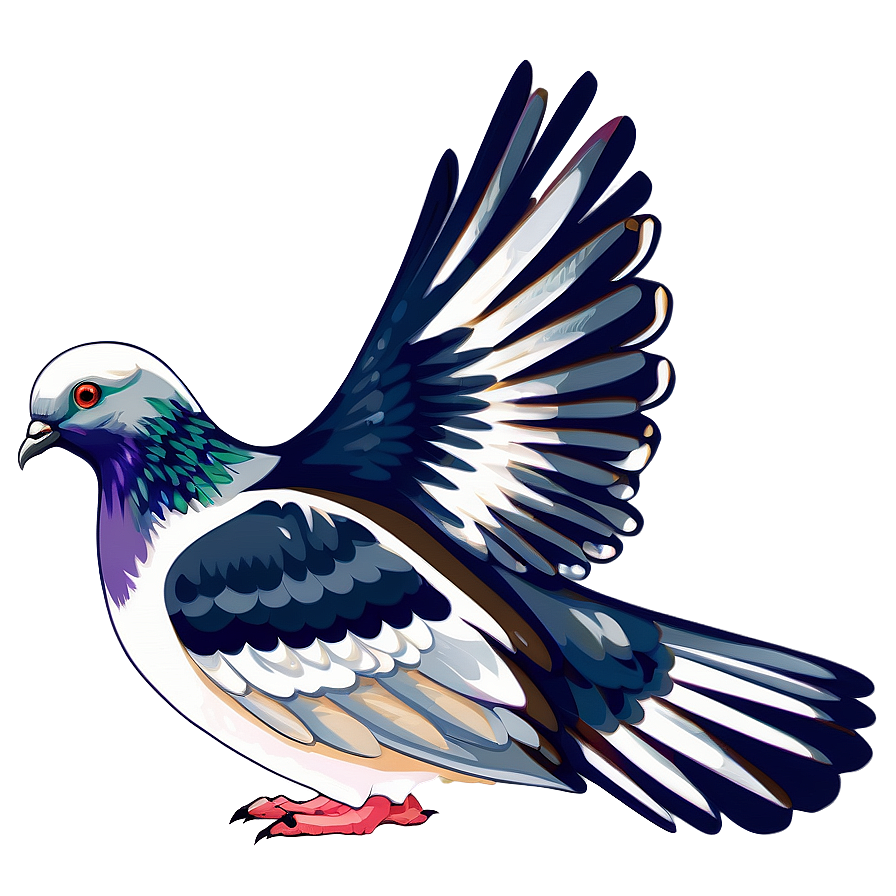 Pigeon Vector Art Png 05242024