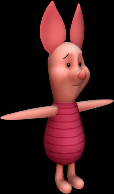 Piglet3 D Character Render