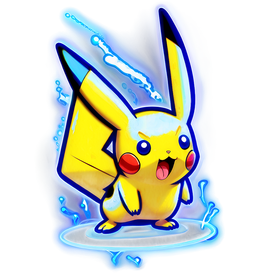 Pikachu Wide-eyed Shock Png Kre92