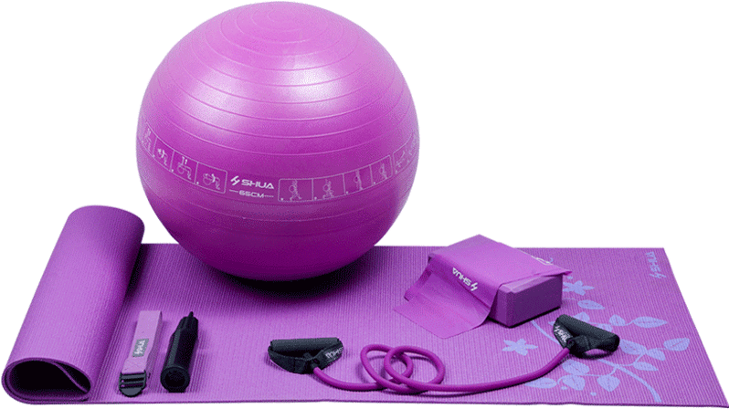 Pilates Equipment Purple Set