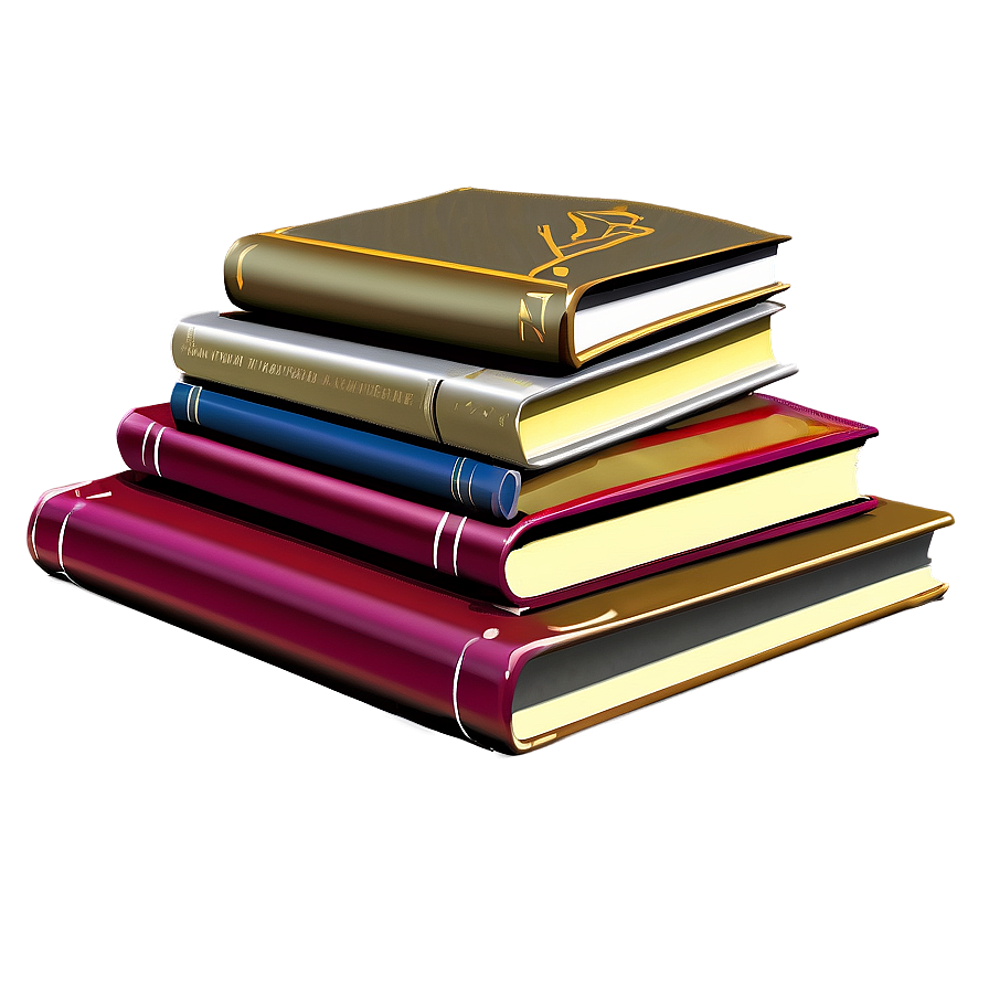 Pile Of Books Png 06132024