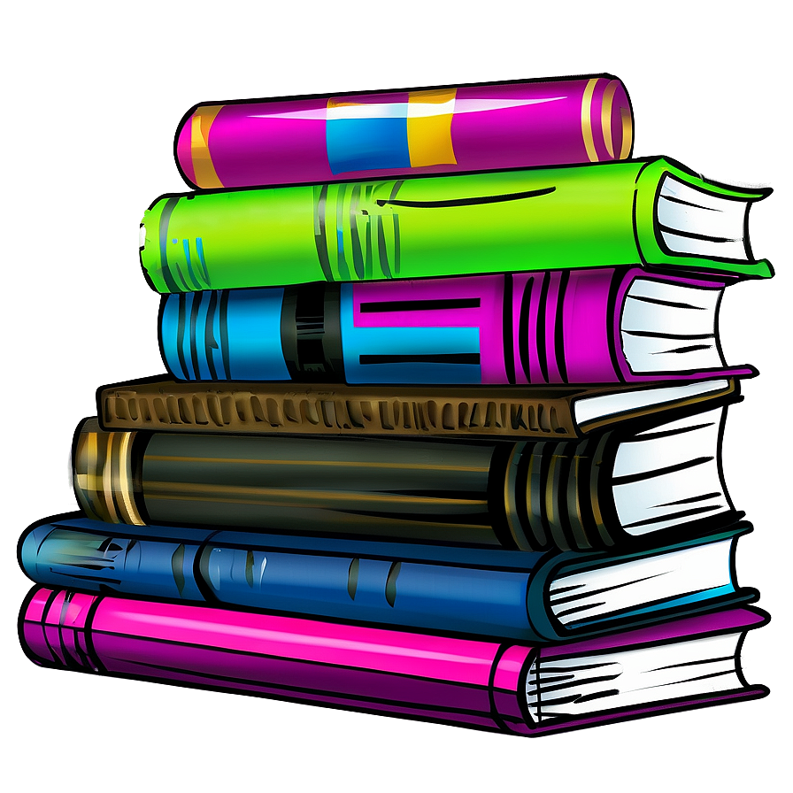 Pile Of Fashion Books Png 06212024