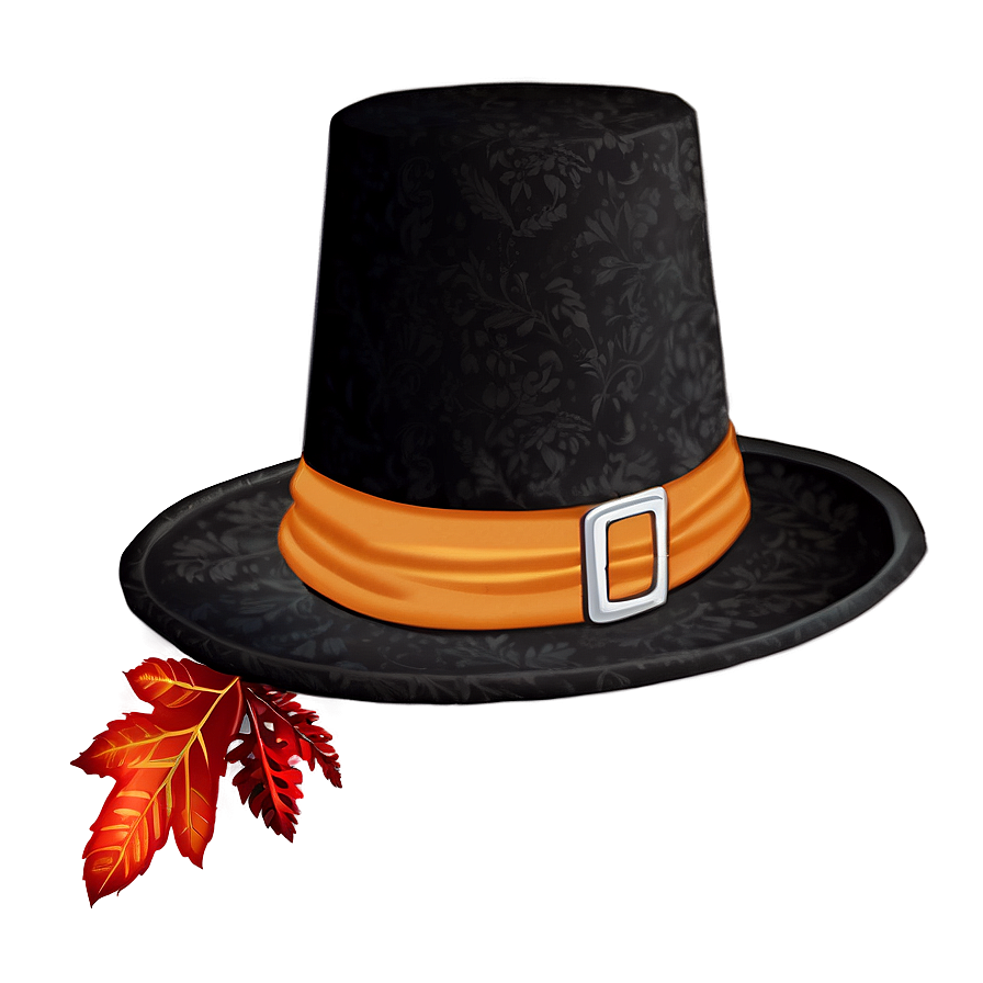 Pilgrim Hat Thanksgiving Png 05212024