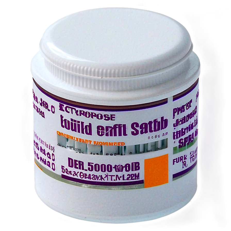 Pill Bottle With Childproof Cap Png 11