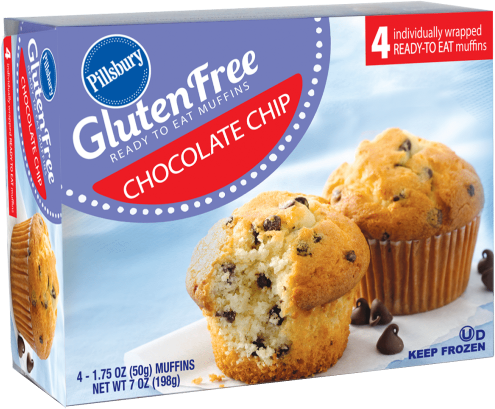 Pillsbury Gluten Free Chocolate Chip Muffins Packaging