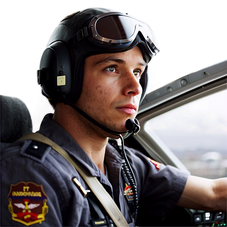 Pilot In Cockpit Png 39