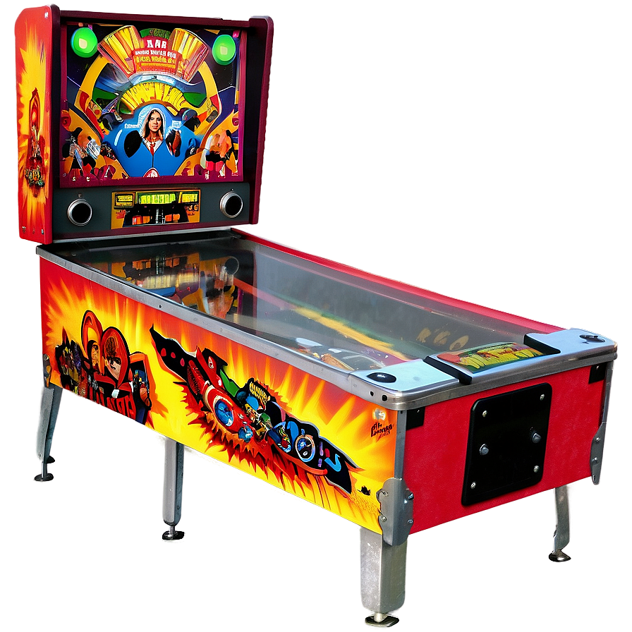 Pinball Machine Arcade Png 06292024