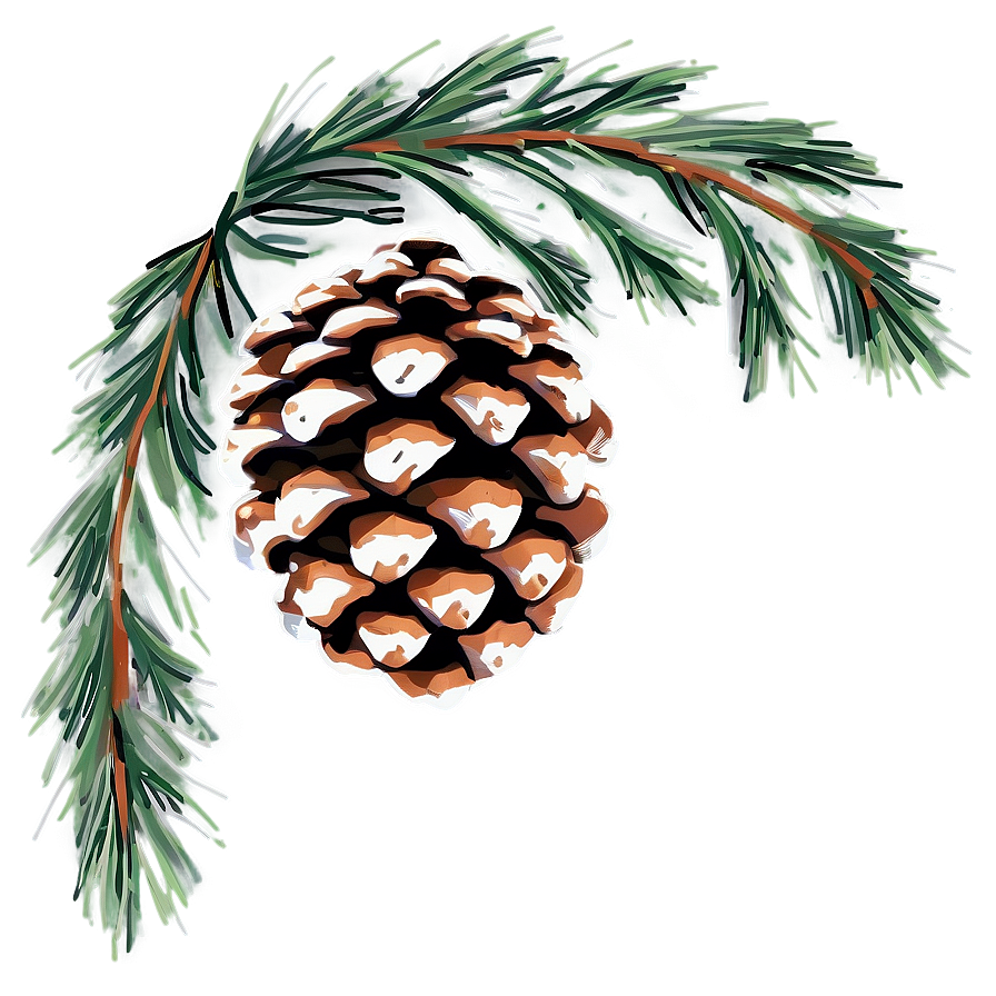 Pine Cone Border Png Veb