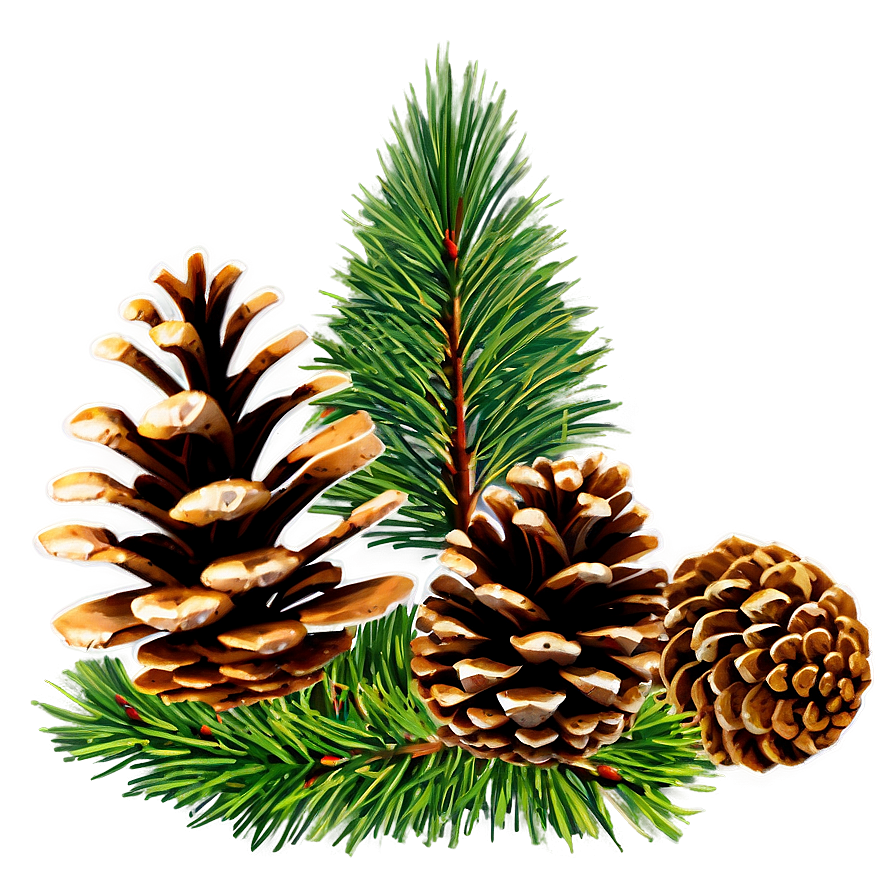 Pine Cone Frame Png 06202024