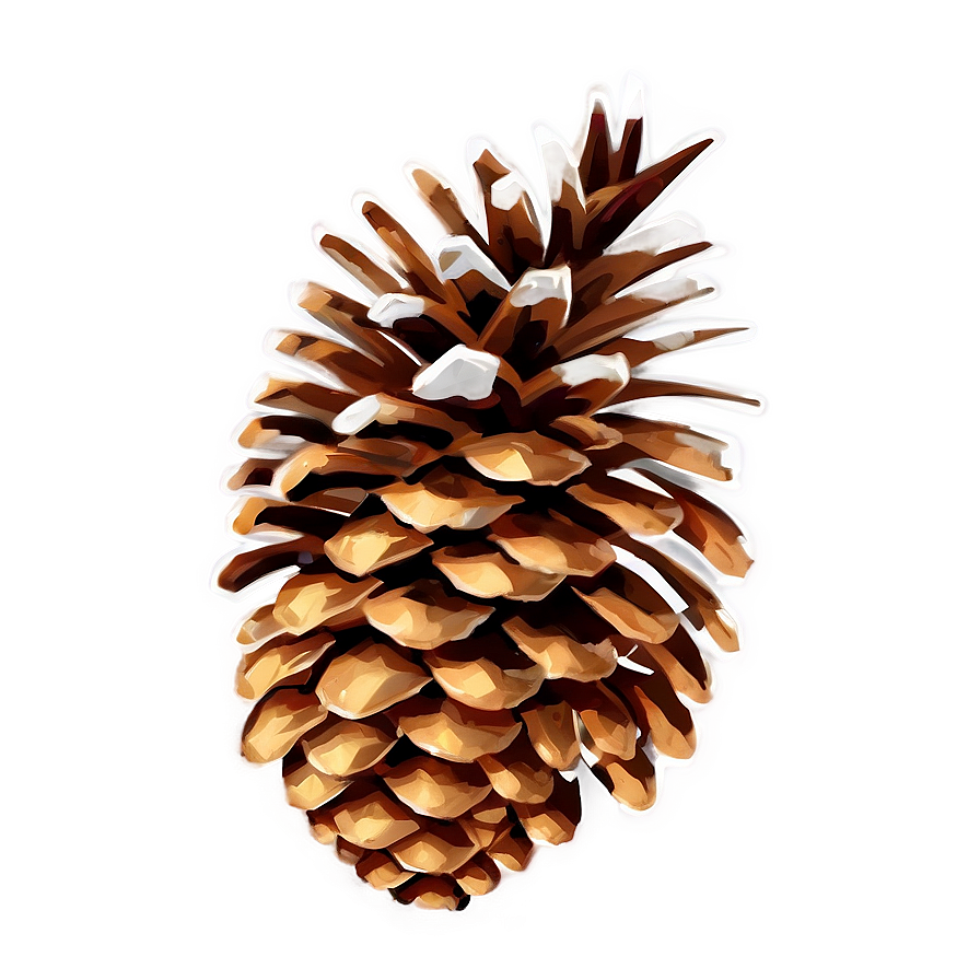 Pine Cone Illustration Png 06132024