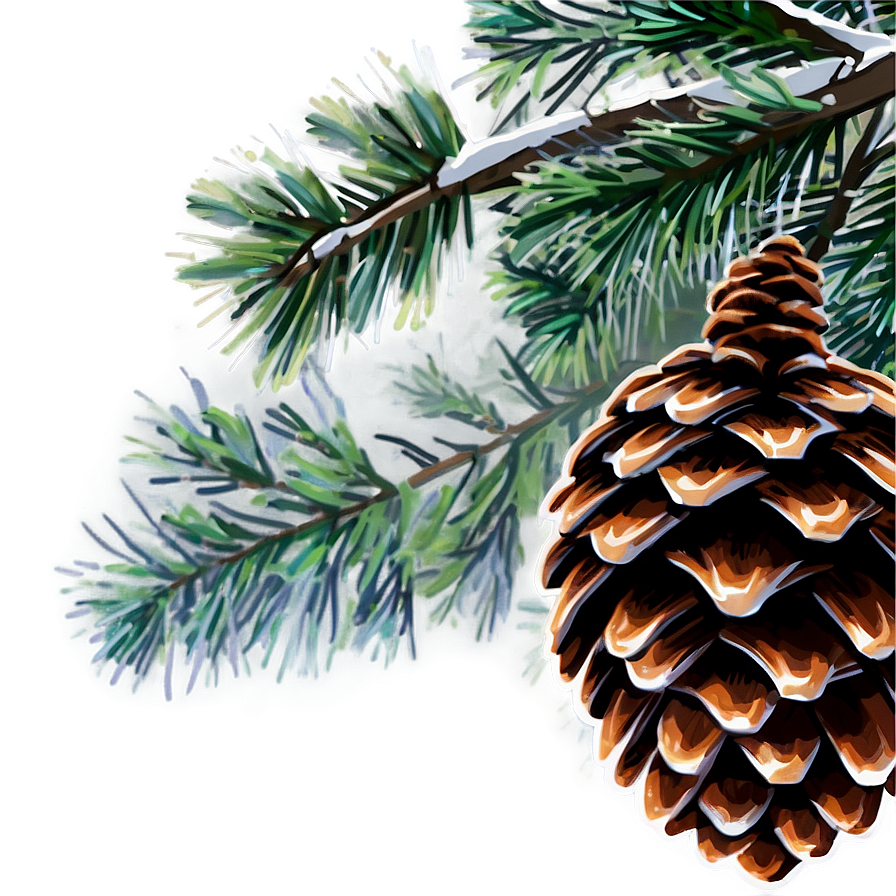 Pine Cone In Forest Png 06202024