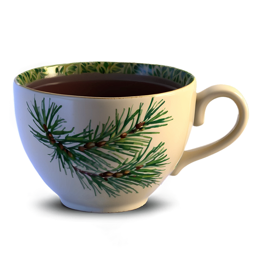 Pine Needle Tea Cup Png Yof78