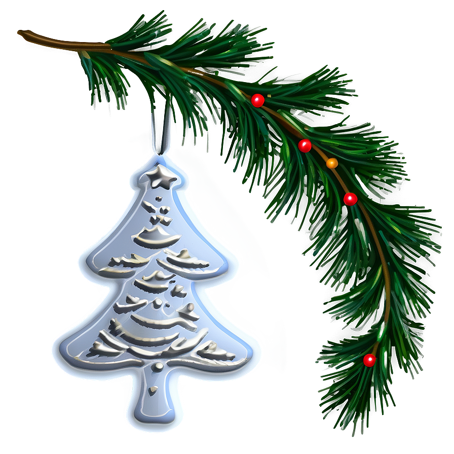 Pine Tree Christmas Ornament Png 38