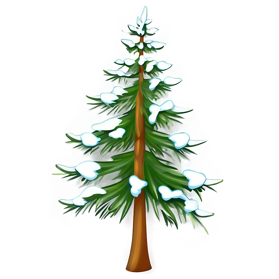 Pine Tree Illustration Png 97