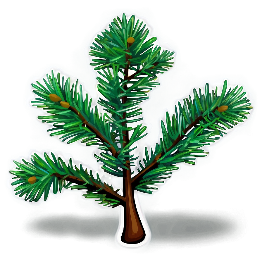 Pine Tree Line Art Png 63