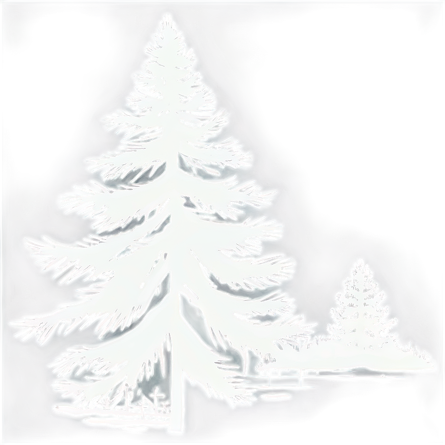 Pine Trees Silhouette Vector Png Exy47