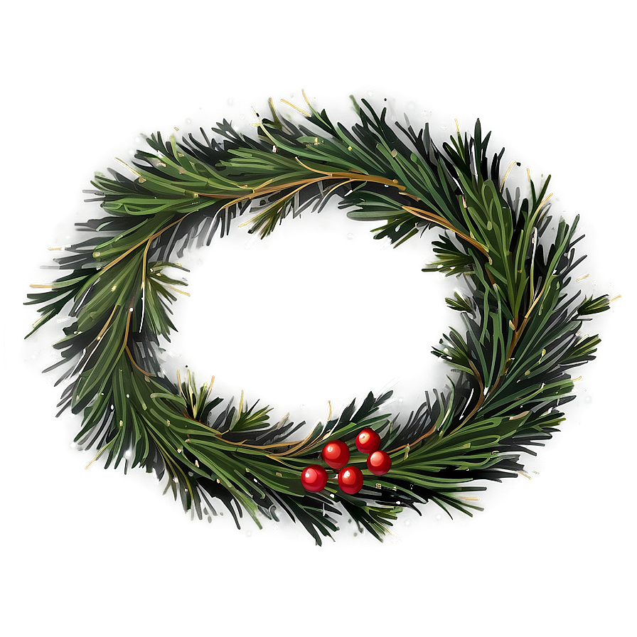 Pine Wreath Png 91