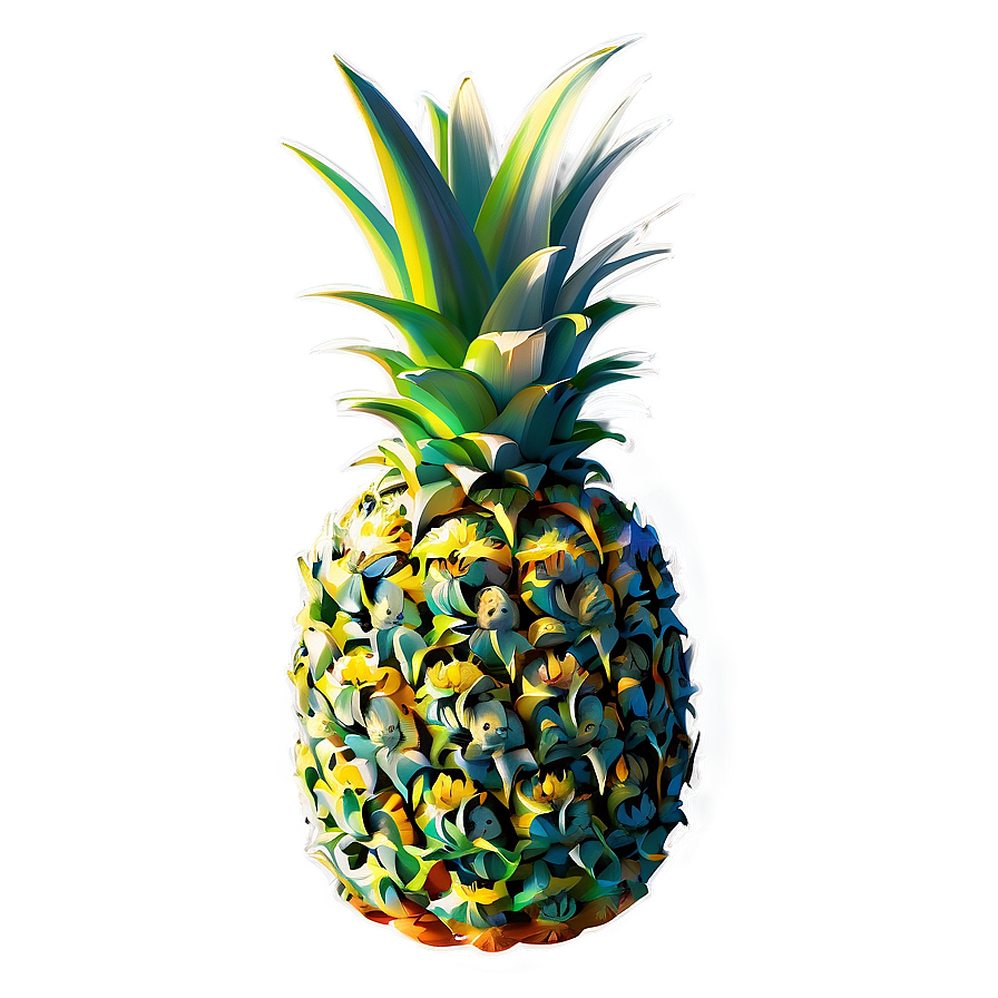 Pineapple Sketch Png Iyi54