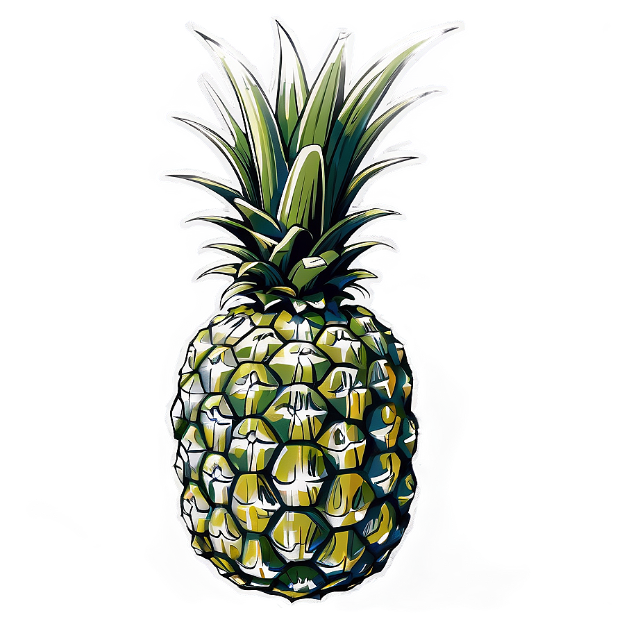 Pineapple Sketch Png Nam