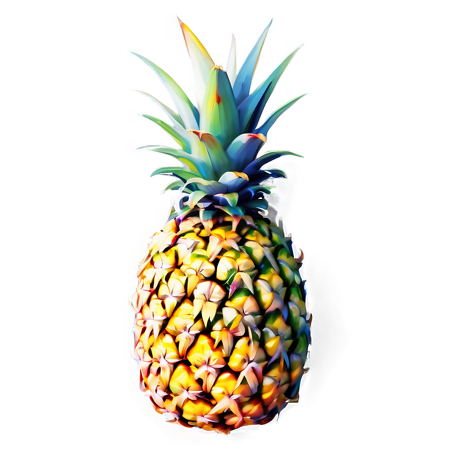 Pineapple Watercolor Png 05032024