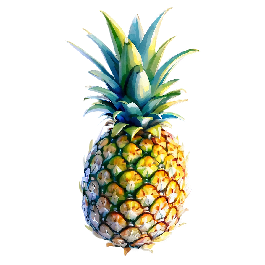 Pineapple Watercolor Png Cxa46