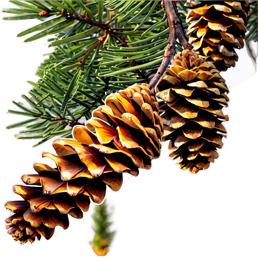 Pinecone In Nature Setting Png Ghd