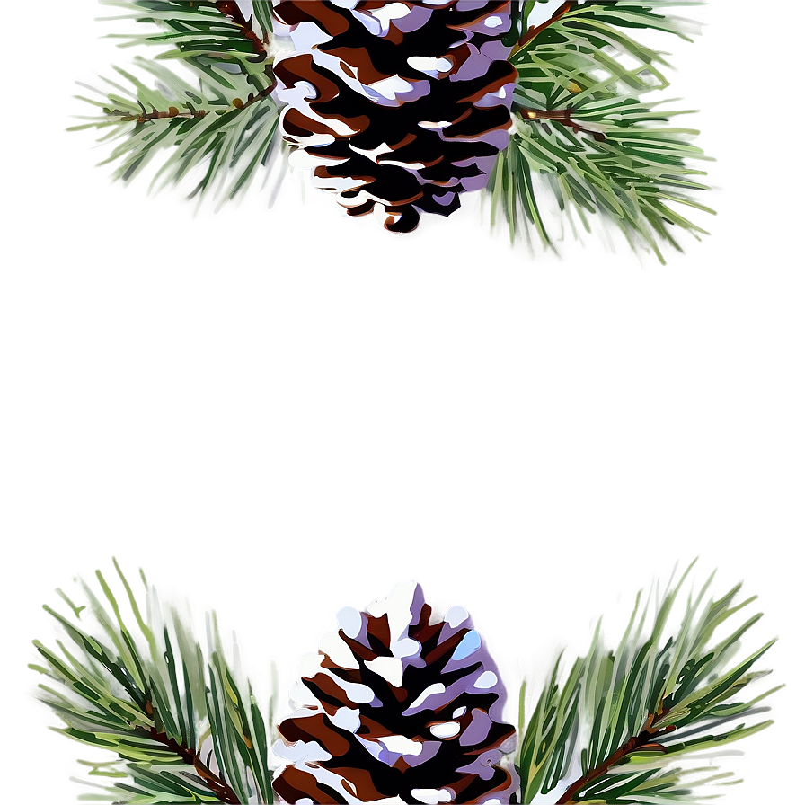 Pinecone With Holly Leaves Png Stu38