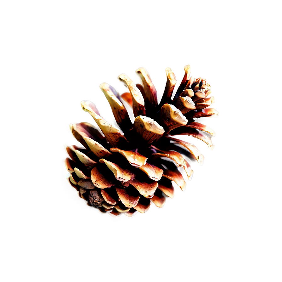 Pinecone With Misty Background Png 64