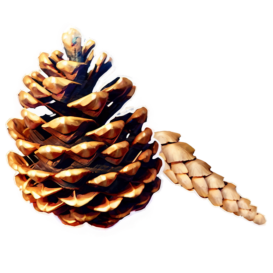 Pinecone With Sparkles Png Bpl62