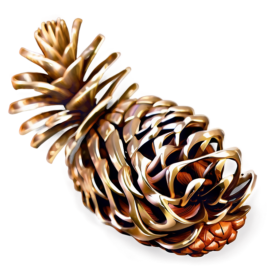 Pinecone With Sparkles Png Kkj