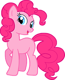 Pink_ Animated_ Pony_ Character