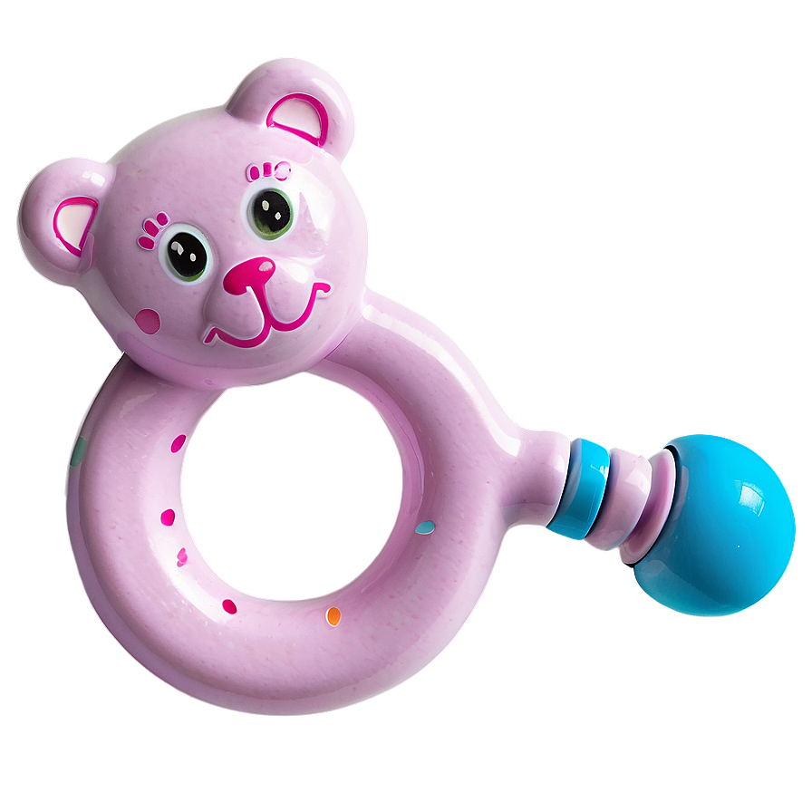 Pink Baby Rattle Png Gsk