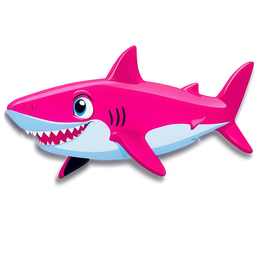 Pink Baby Shark For Invitation Png Ofw