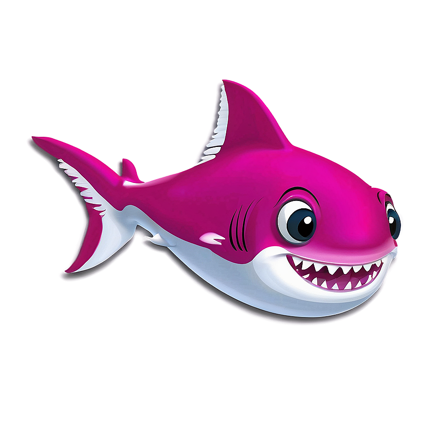 Pink Baby Shark Under The Sea Png 34