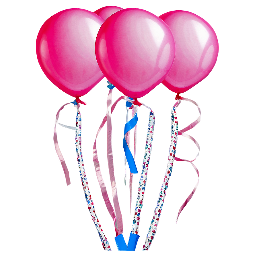 Pink Balloons Birthday Surprise Png 06122024