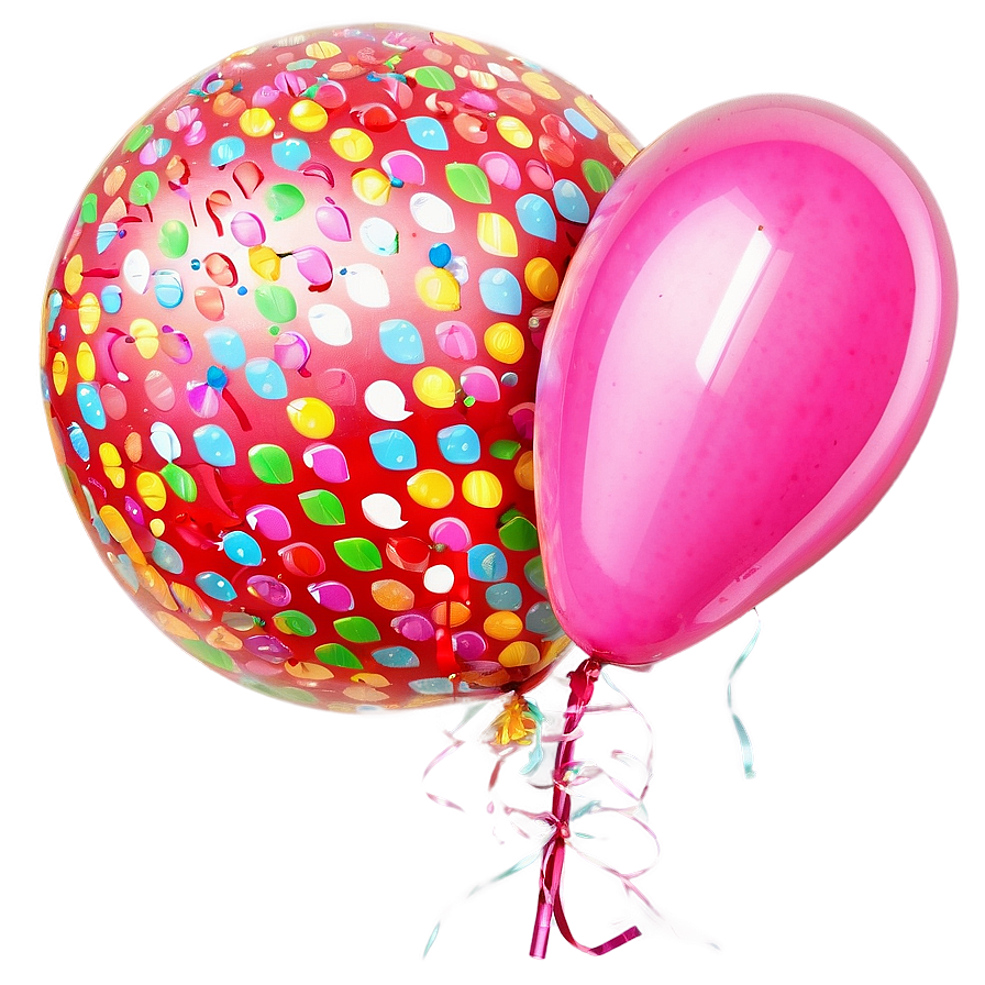 Pink Balloons Cheerful Arrangement Png Our27