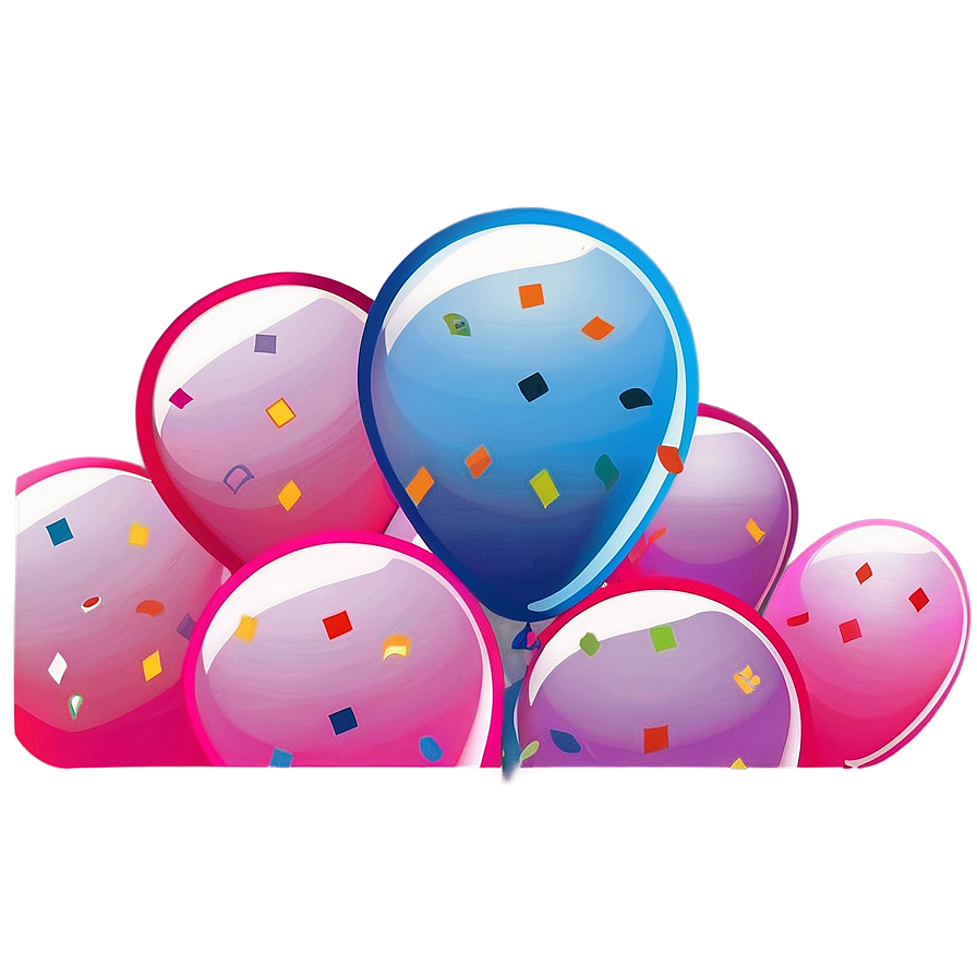 Pink Balloons Clipart Collection Png 90