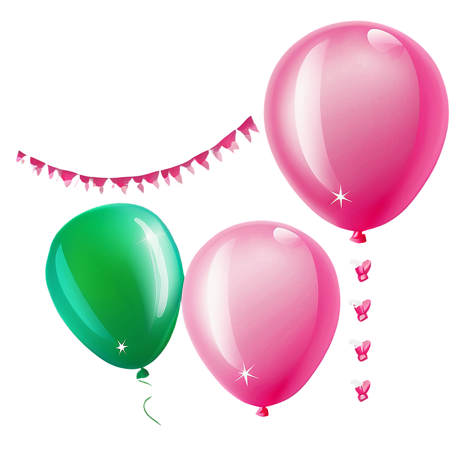 Pink Balloons Clipart Collection Png Kqq