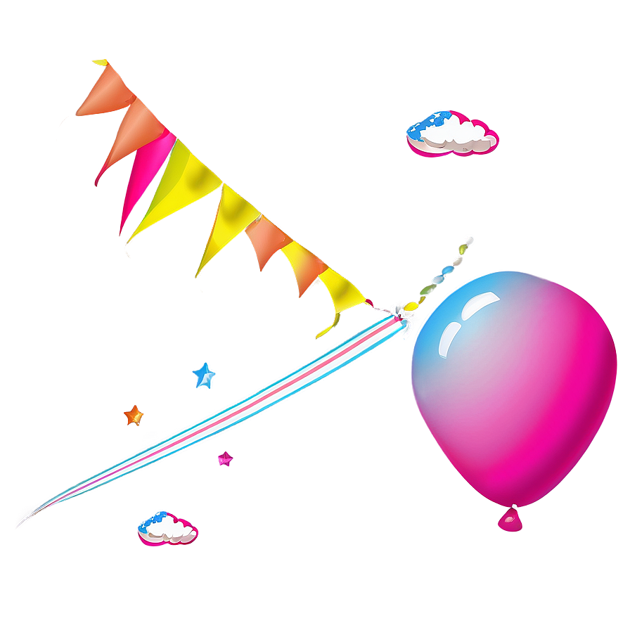 Pink Balloons In Sky Png 80