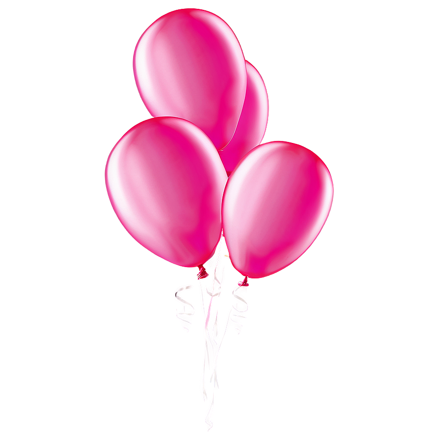 Pink Balloons Png Oii97