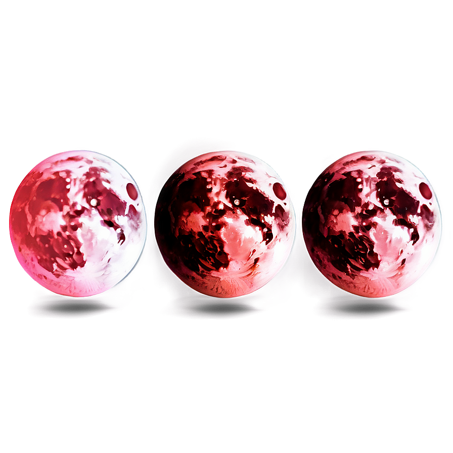 Pink Blood Moon Eerie Scene Png Doj33