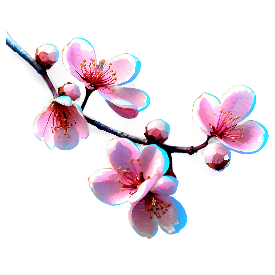 Pink Blossom Branch Png Max81