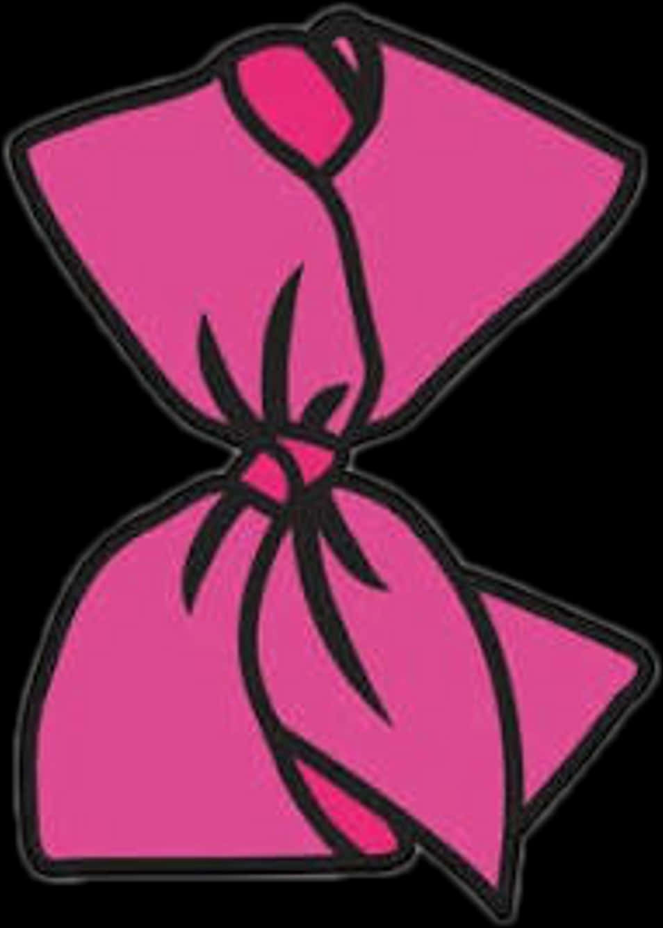 Pink Bow Graphic