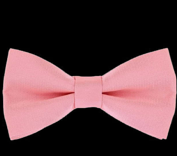 Pink Bow Tie Black Background