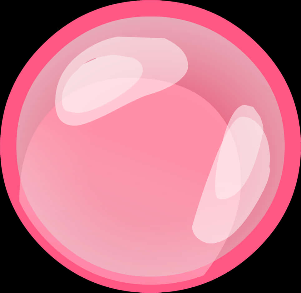 Pink Bubble Illustration